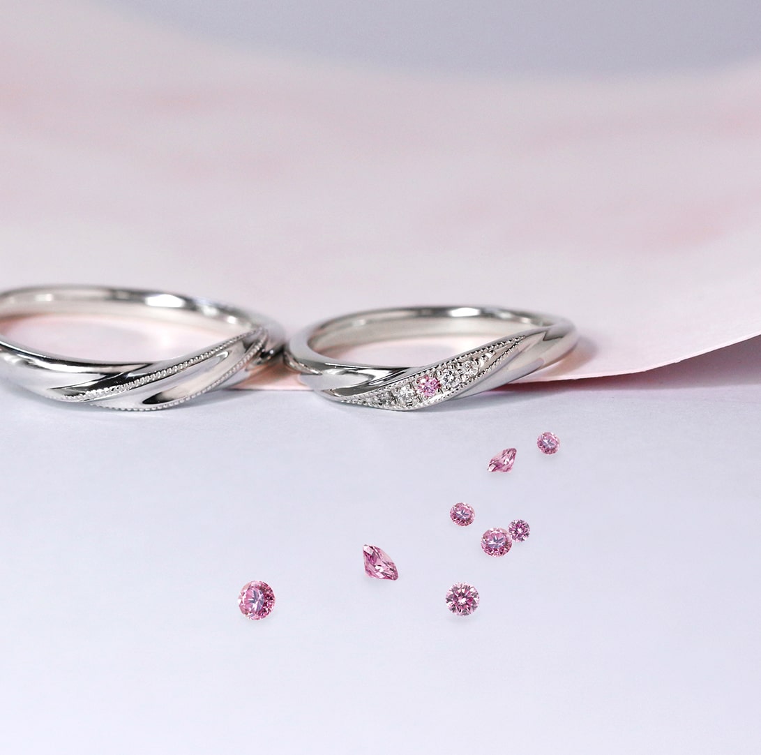 指輪ピンクダイヤモンドリング