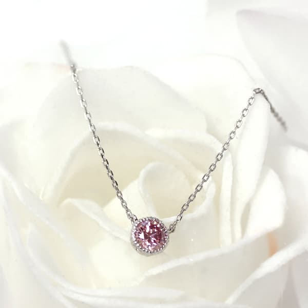 Necklace ピンクダイヤ 結婚指輪