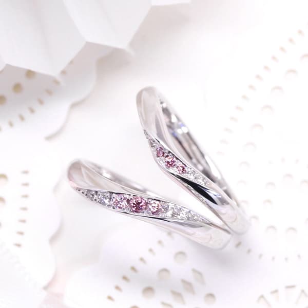 Stella ピンクダイヤ 結婚指輪