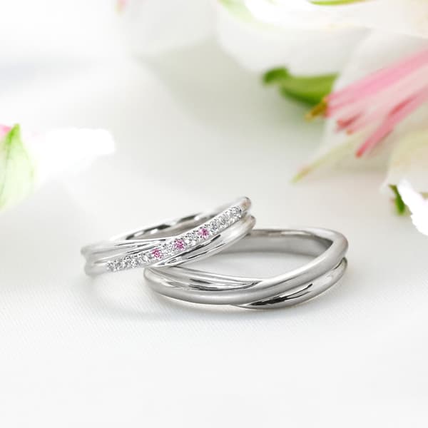 Stella ピンクダイヤ 結婚指輪